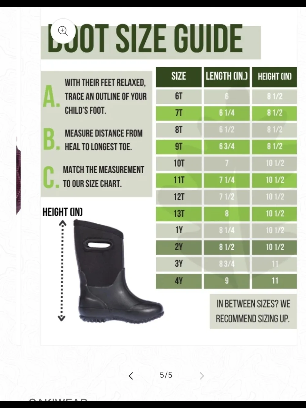 OAKI Kids' Teal Unicorn Neoprene Rain Boot